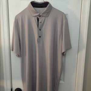 Men's Classic Polo Shirt - Purple and White